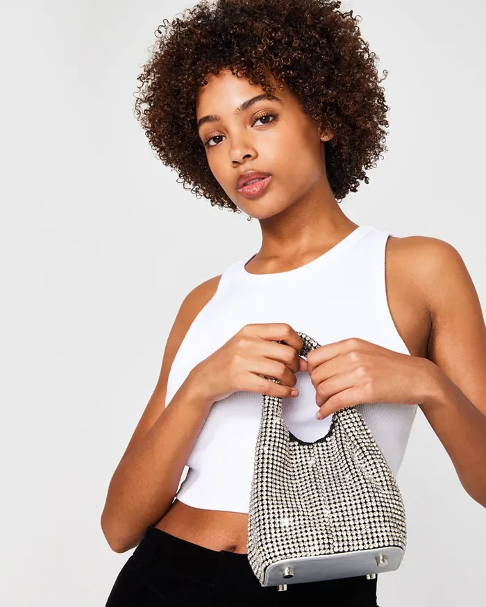 Womens Bbright Rhinestones Steve Madden Mini Bags