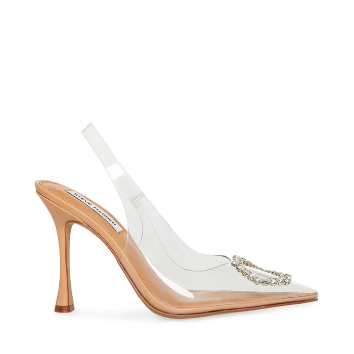 Womens Beignet Clear Steve Madden Heels