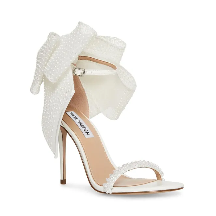 Womens Benni White Steve Madden Heels