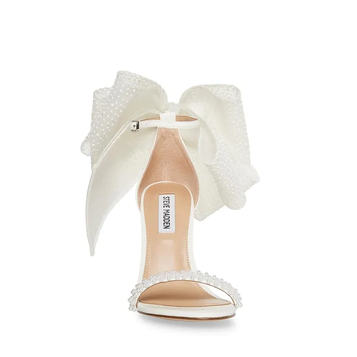 Womens Benni White Steve Madden Heels