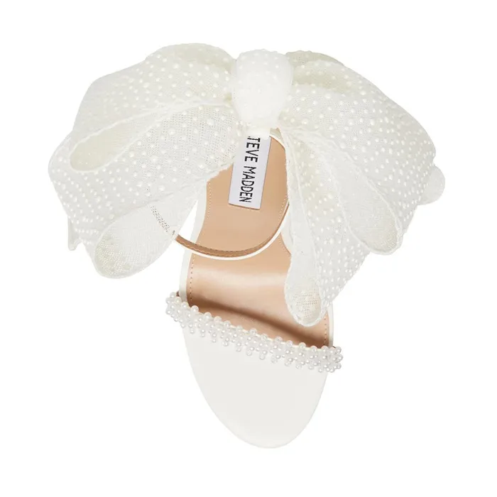 Womens Benni White Steve Madden Heels