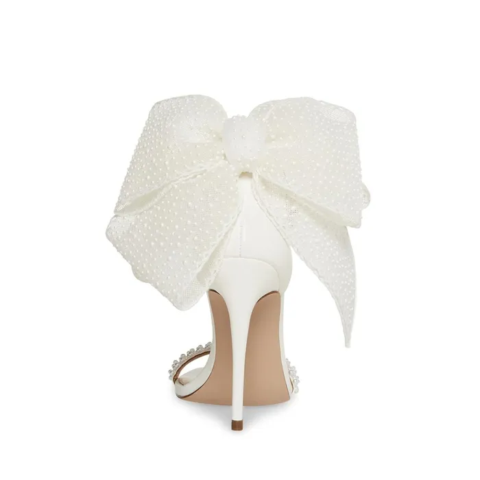 Womens Benni White Steve Madden Heels