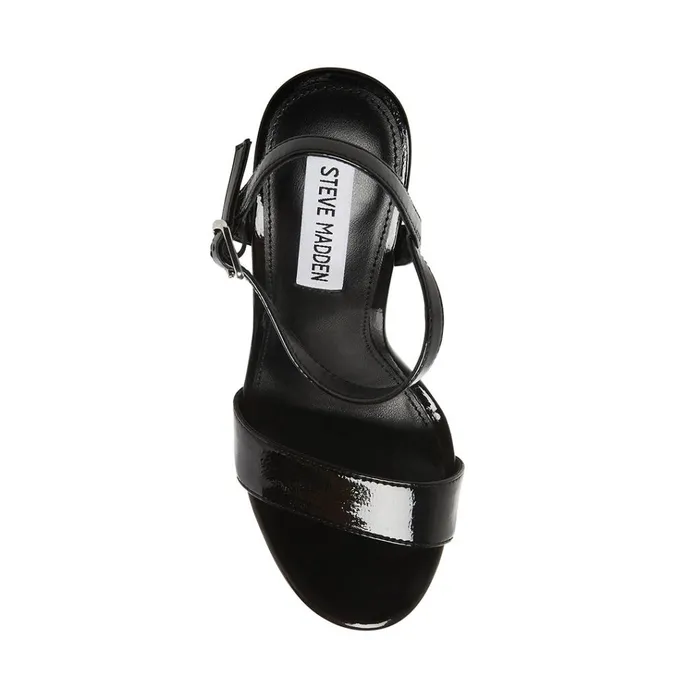Womens Blane Black Patent Steve Madden Heels