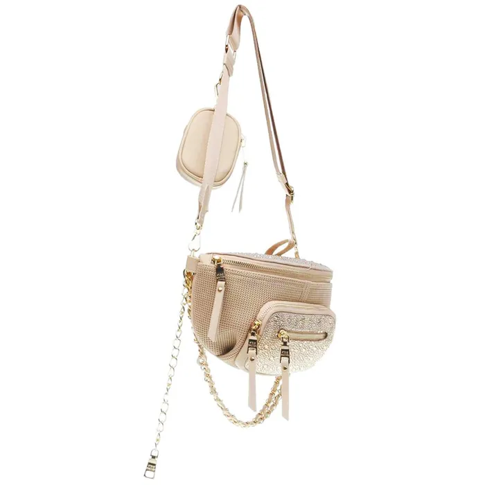 Womens Bmaxima Blush Multi Steve Madden Crossbody Bags Womens Bmaxima Blush Multi Steve Madden Crossbody Bags