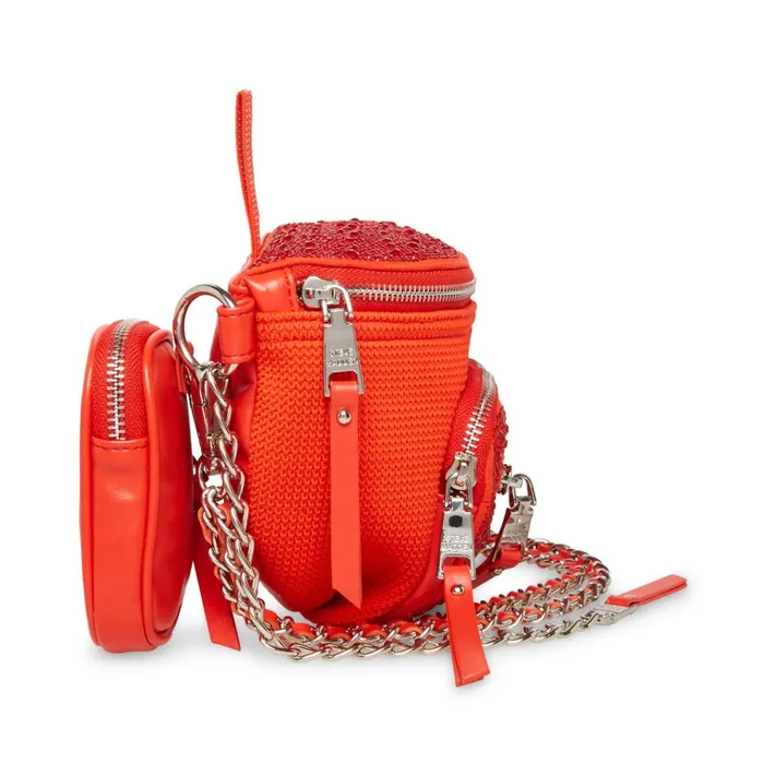 Womens Bmaxima Chili Red Steve Madden Crossbody Bags Womens Bmaxima Chili Red Steve Madden Crossbody Bags