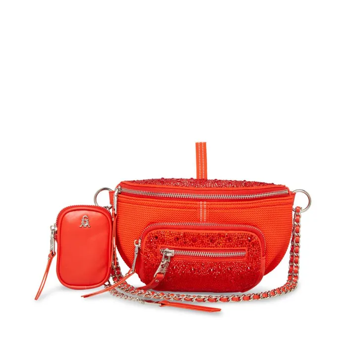Womens Bmaxima Chili Red Steve Madden Crossbody Bags Womens Bmaxima Chili Red Steve Madden Crossbody Bags
