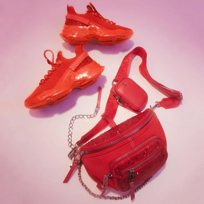 Womens Bmaxima Chili Red Steve Madden Crossbody Bags Womens Bmaxima Chili Red Steve Madden Crossbody Bags
