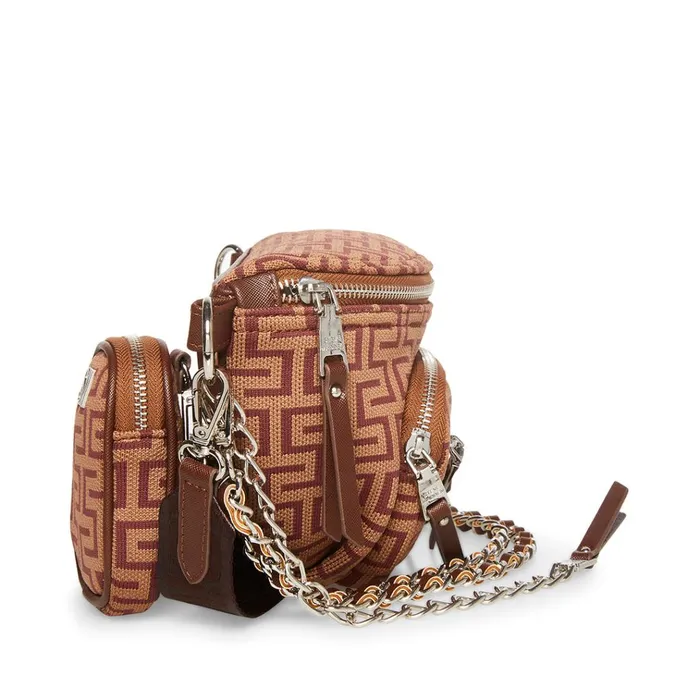 Womens Bmaxima Chocolate Steve Madden Crossbody Bags Womens Bmaxima Chocolate Steve Madden Crossbody Bags