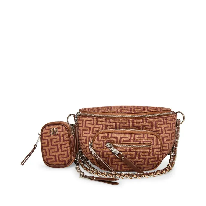Womens Bmaxima Chocolate Steve Madden Crossbody Bags Womens Bmaxima Chocolate Steve Madden Crossbody Bags