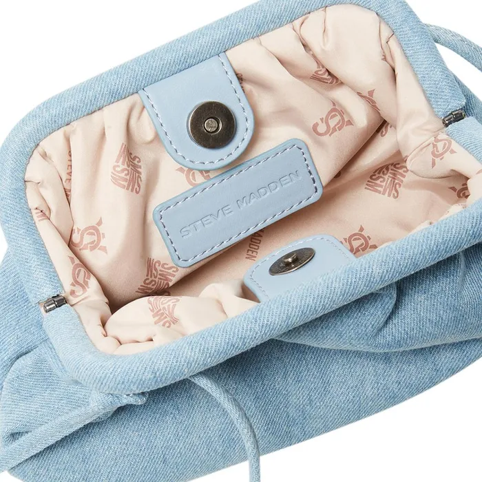Womens Bnikki Denim Fabric Steve Madden Crossbody Bags