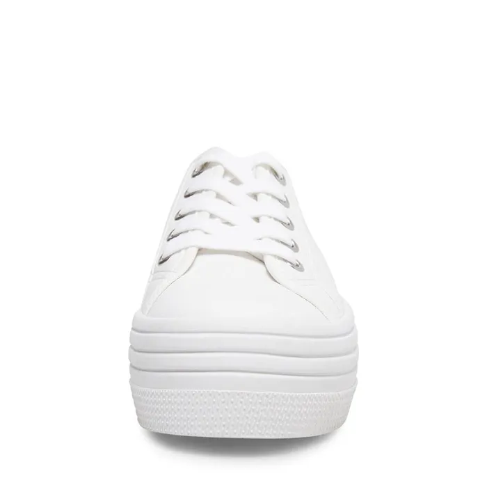 Womens Bobbi30 White Steve Madden Sneakers