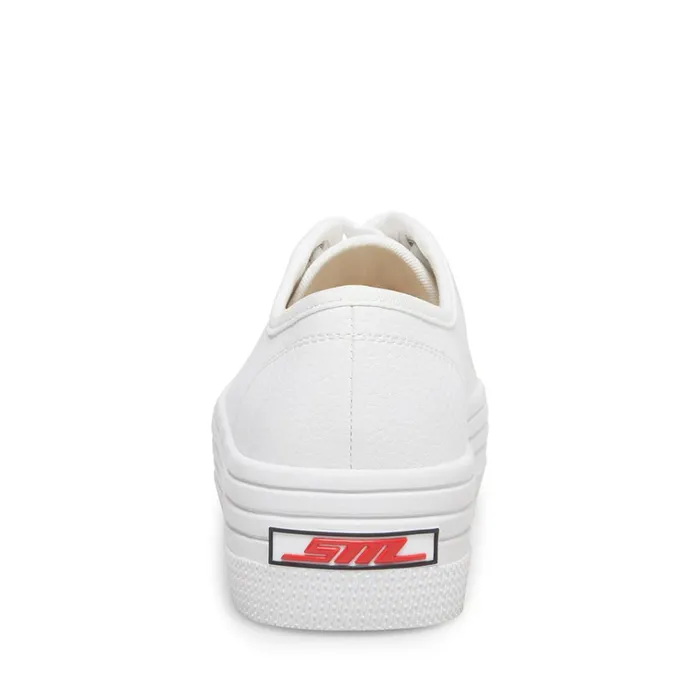 Womens Bobbi30 White Steve Madden Sneakers
