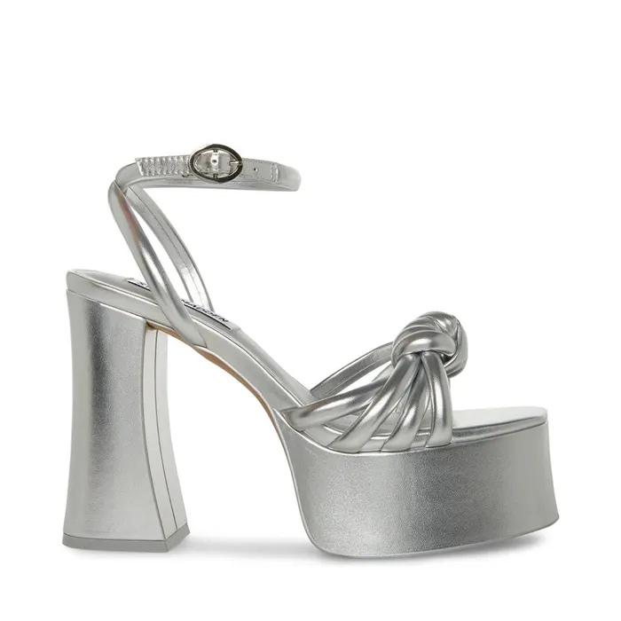 Womens Bonnie Silver Steve Madden Heels