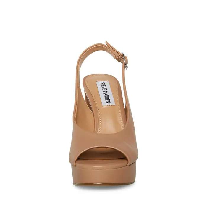 Womens Booker Blush Leather Steve Madden Heels