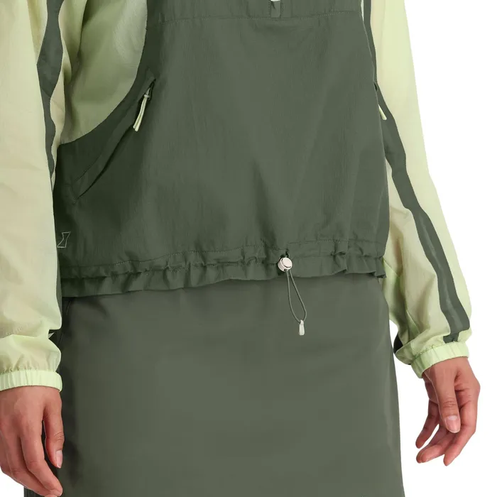 Womens Boulder Lite Anorak 8211 Thyme Green Spyder Lightweight