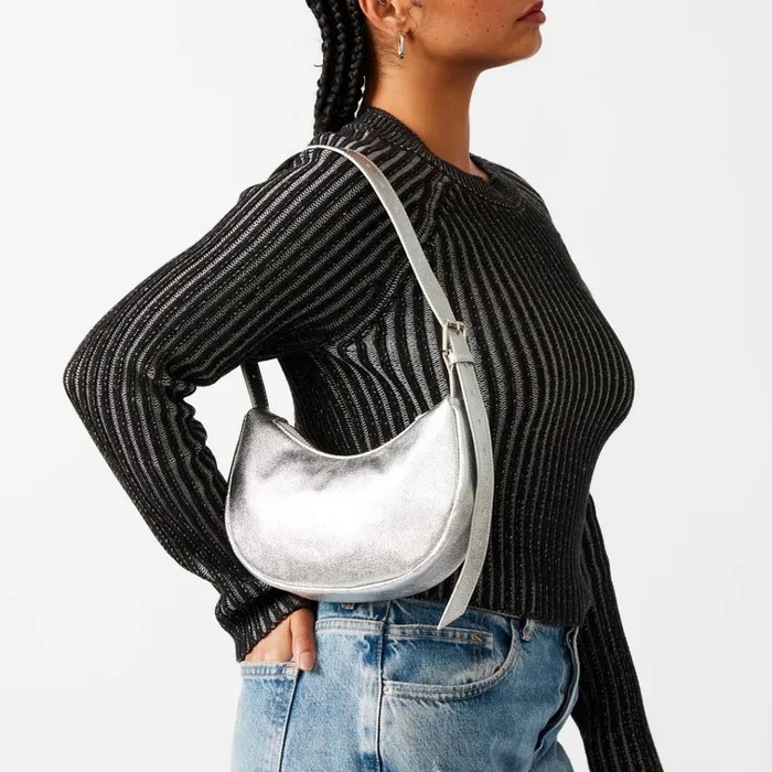 Womens Bpunkk Silver Steve Madden Crossbody Bags Womens Bpunkk Silver Steve Madden Crossbody Bags