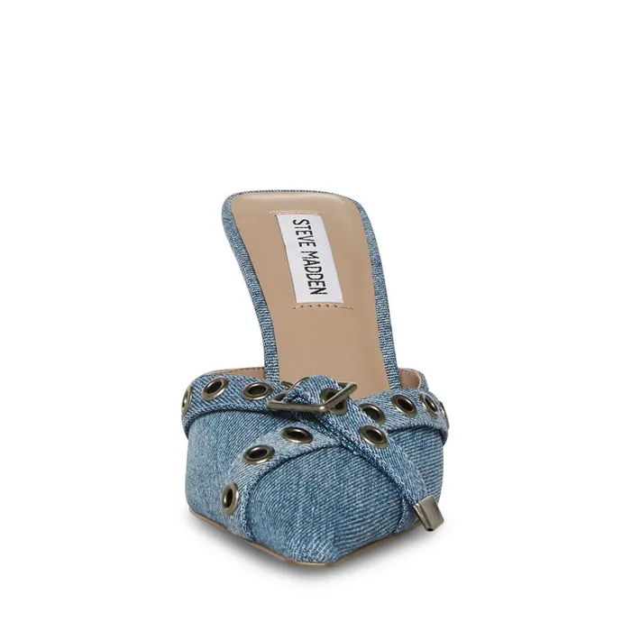 Womens Bradi Denim Fabric Steve Madden Heels Womens Bradi Denim Fabric Steve Madden Heels