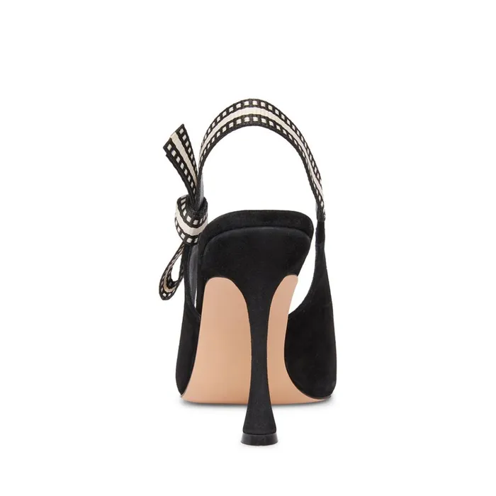 Womens Bri Black Suede Steve Madden Heels