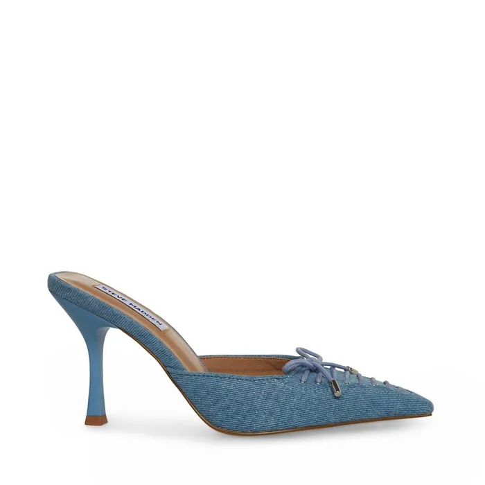 Womens Brianne Denim Fabric Steve Madden Heels