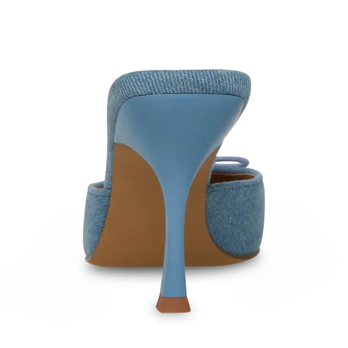 Womens Brianne Denim Fabric Steve Madden Heels