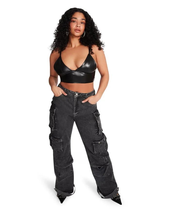Womens Brody Pant Black Denim Steve Madden Bottoms
