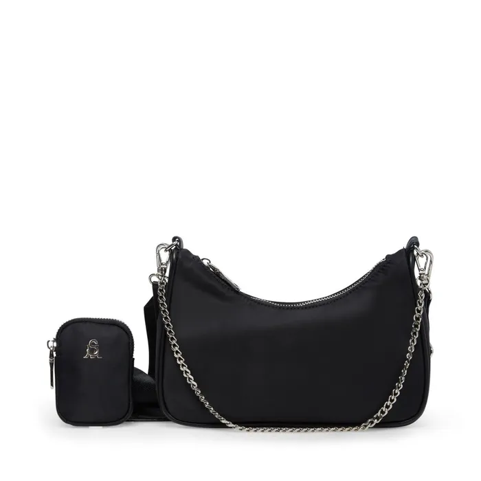 Womens Bvital Black Steve Madden Crossbody Bags Womens Bvital Black Steve Madden Crossbody Bags