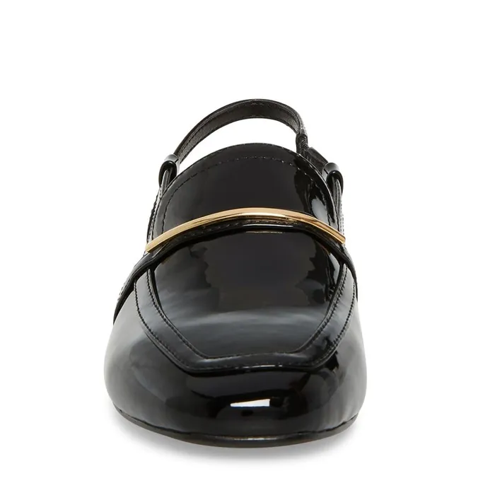 Womens Calibri Black Patent Steve Madden Loafers and Flats