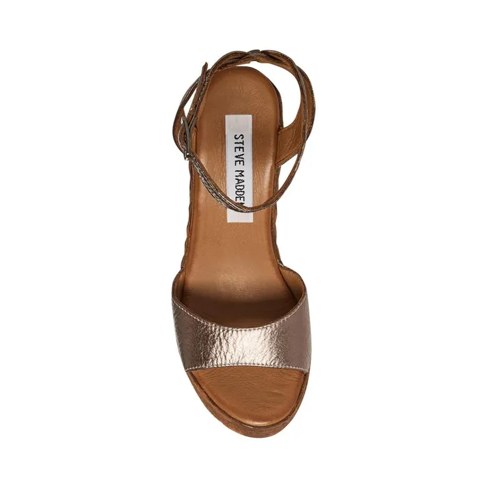 Womens Camden Pewter Steve Madden Sandals
