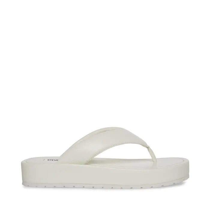 Womens Campana White Steve Madden Sandals