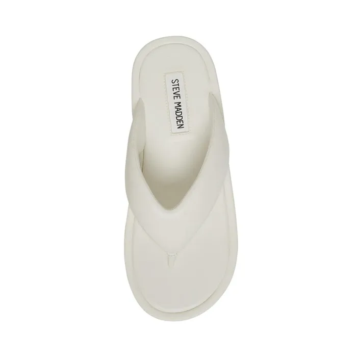 Womens Campana White Steve Madden Sandals