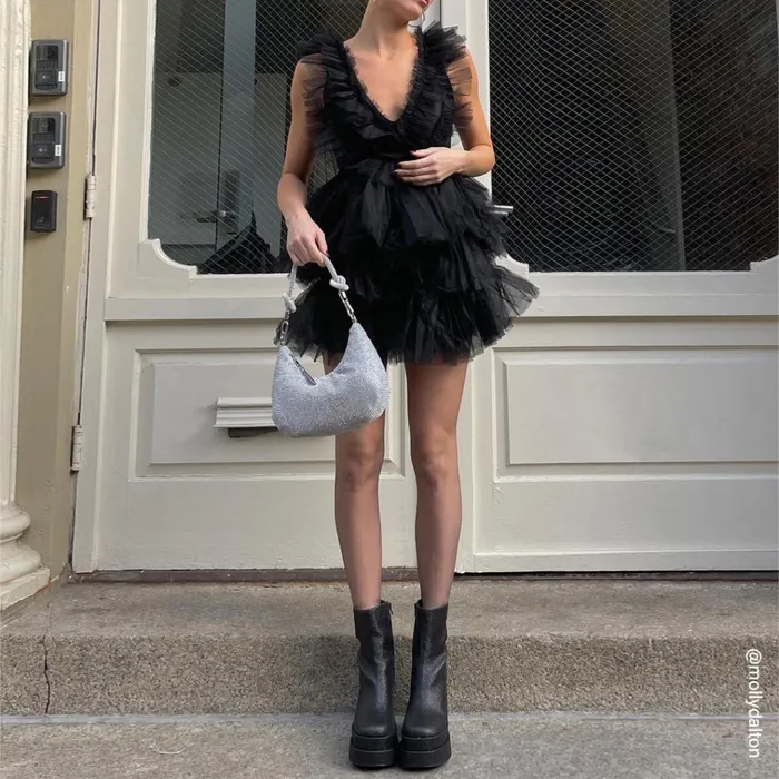 Womens Carrie Dress Black Steve Madden Dresses