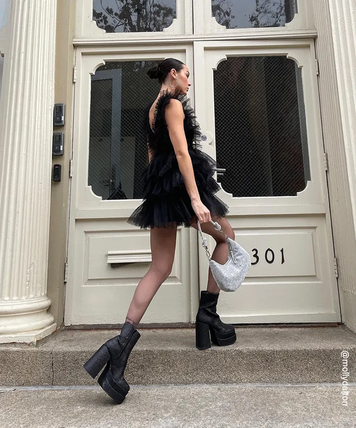 Womens Carrie Dress Black Steve Madden Dresses