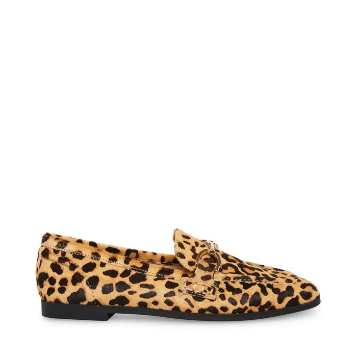 Womens CarrineL Leopard Steve Madden Loafers and Flats