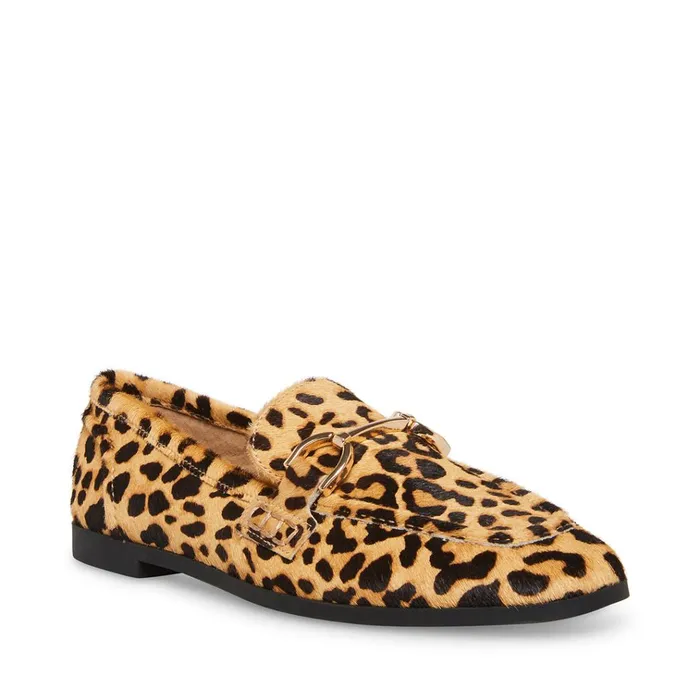 Womens CarrineL Leopard Steve Madden Loafers and Flats