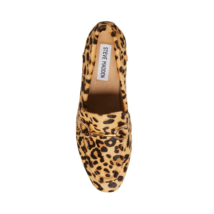 Womens CarrineL Leopard Steve Madden Loafers and Flats