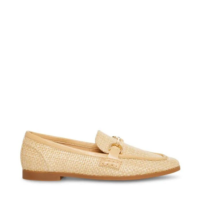 Womens Carrine Raffia Steve Madden Loafers and Flats