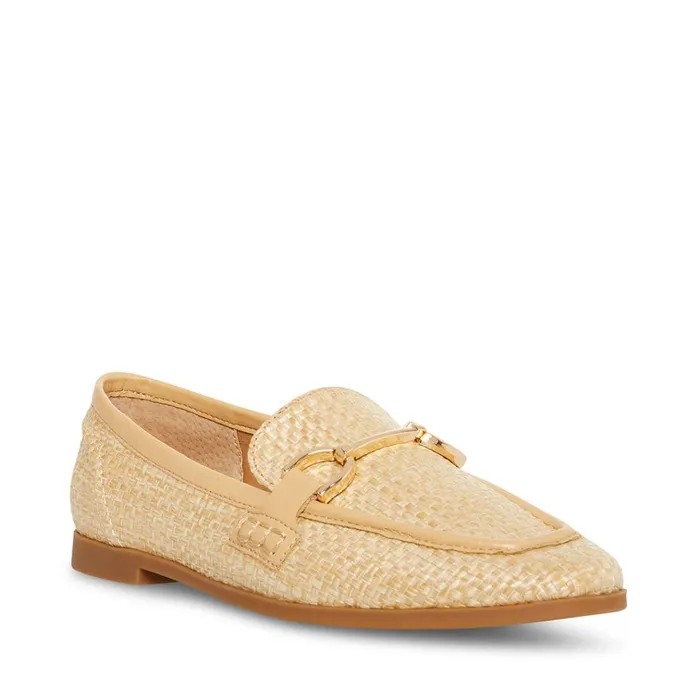 Womens Carrine Raffia Steve Madden Loafers and Flats