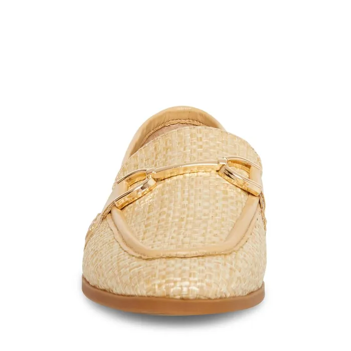 Womens Carrine Raffia Steve Madden Loafers and Flats