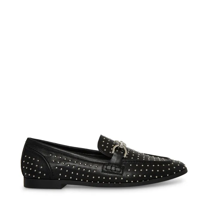 Womens CarrineS Black Steve Madden Loafers and Flats
