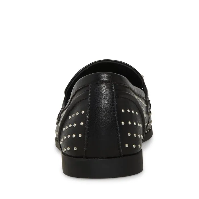Womens CarrineS Black Steve Madden Loafers and Flats