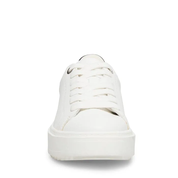 Womens Catcher White Black Steve Madden Sneakers