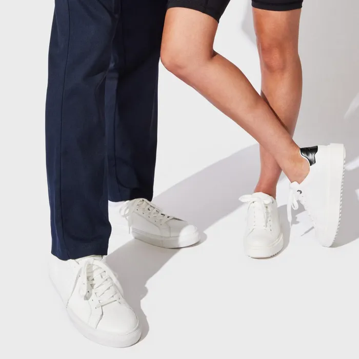 Womens Catcher White Black Steve Madden Sneakers