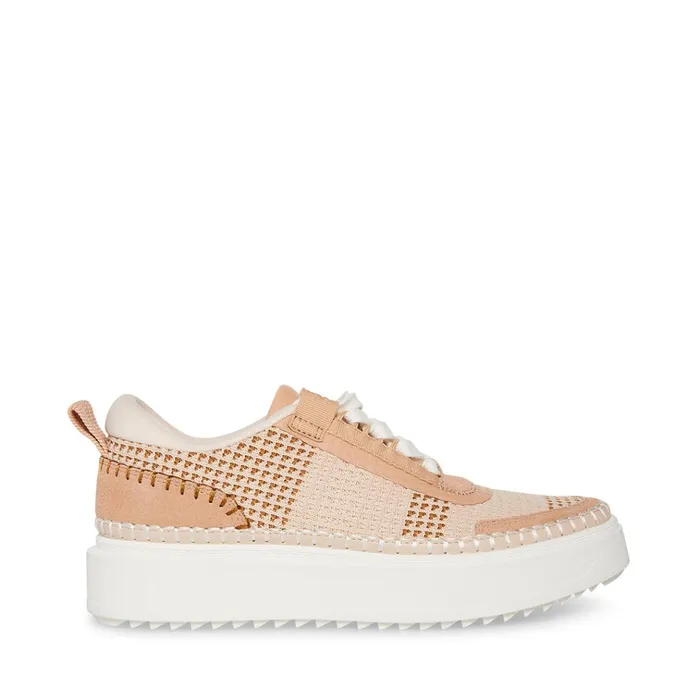 Womens CharlieW Tan Multi Steve Madden Sneakers