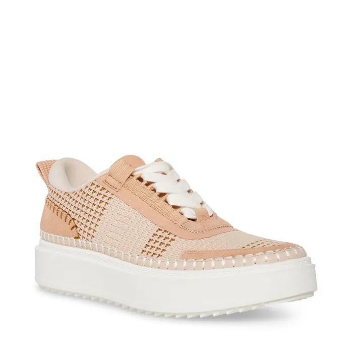 Womens CharlieW Tan Multi Steve Madden Sneakers
