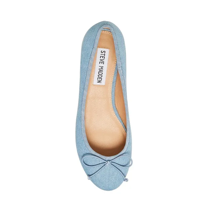 Womens Cherish Denim Fabric Steve Madden Heels
