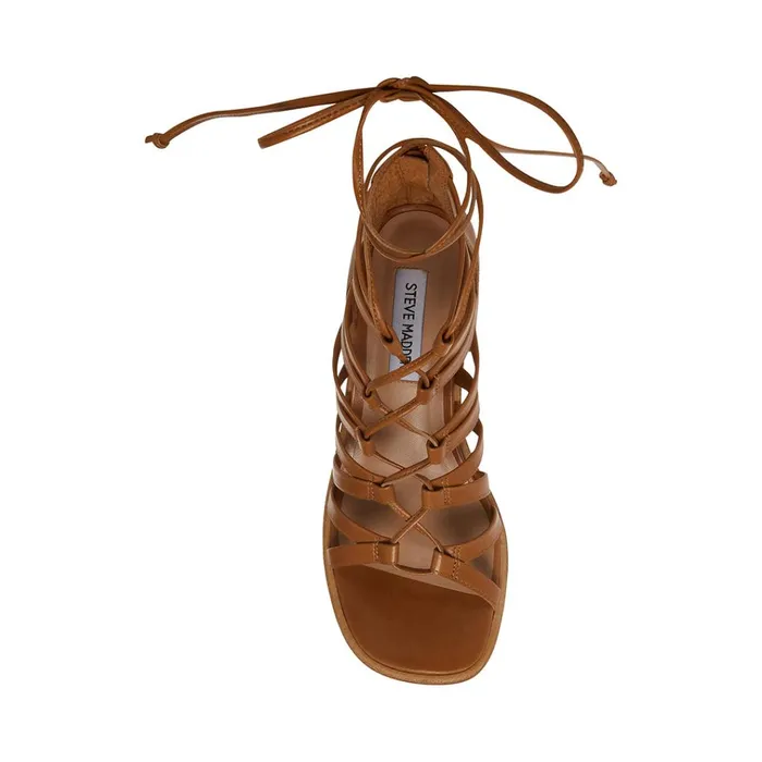 Womens Cherri30 Tan Leather Steve Madden Heels