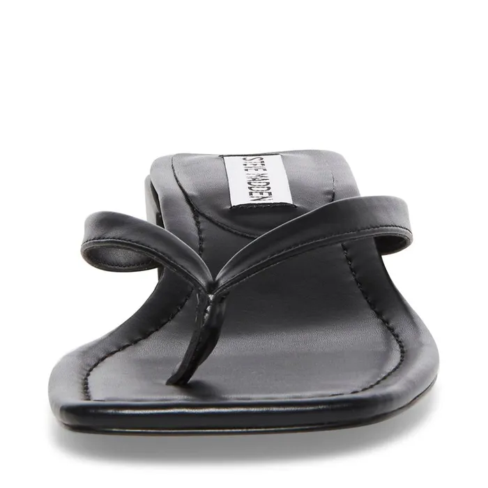 Womens Claudette Black Steve Madden Sandals