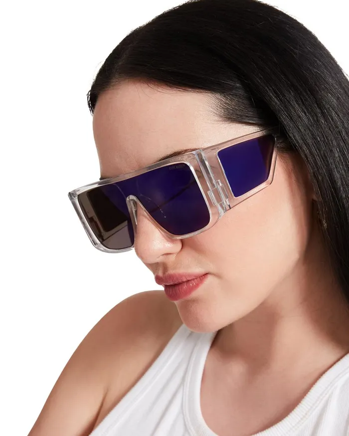 Womens Colt Sunglasses Clear Steve Madden Sunglasses