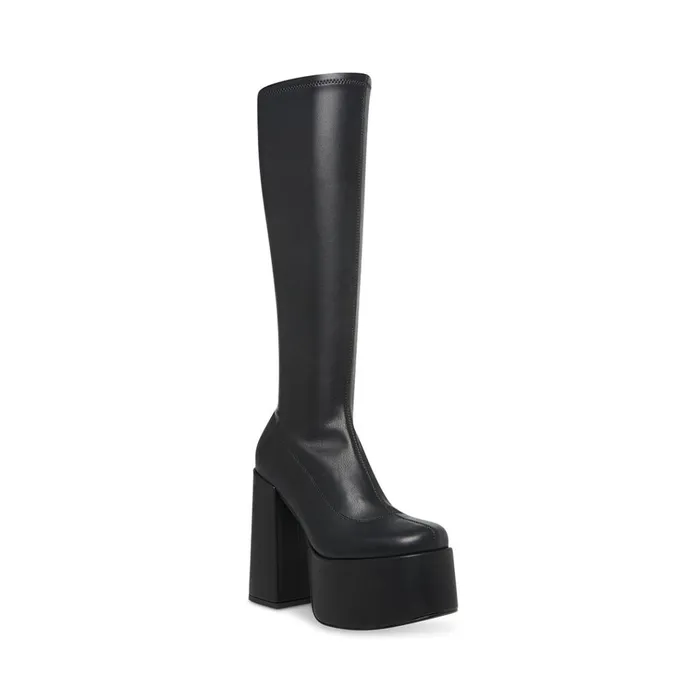 Womens Cray Black Steve Madden Boots and Booties