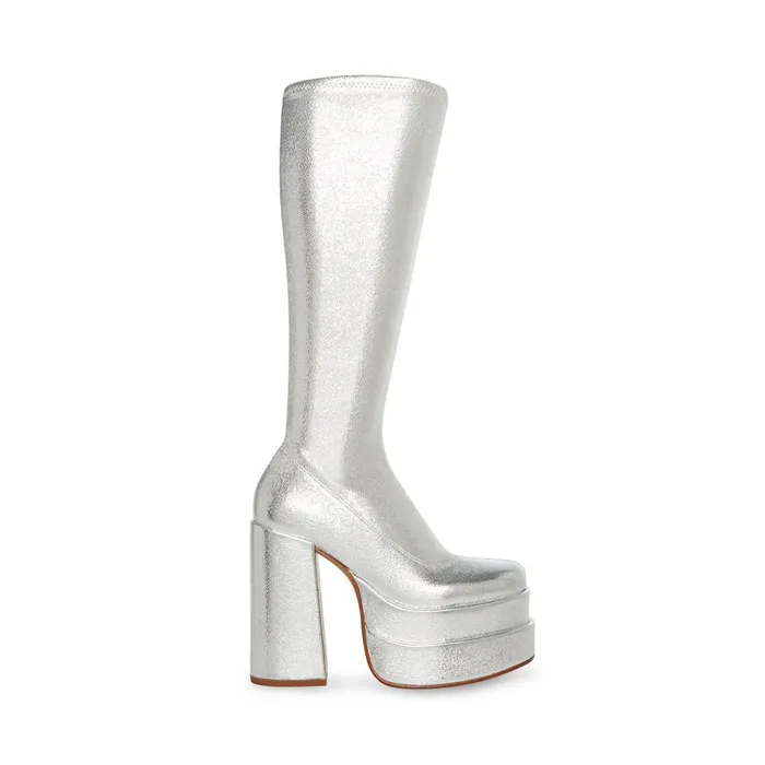 Womens Cypress Silver Steve Madden Boots and Booties